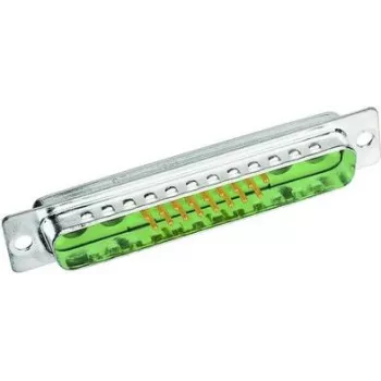 Vadu savienotājs D-Sub 2 Harting 09 69 211 5072 Zaļš metālisks