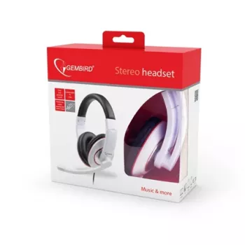 Gembird MHS-001-GW Stereo austiņas baltā krāsā