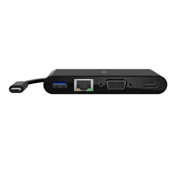Belkin AVC005BTBK interfeisa centrmezgls USB 3.2 Gen 1 (3.1 Gen 1) Type-C melns