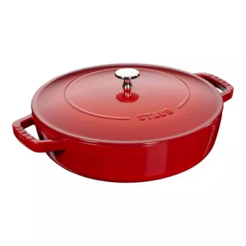 Staub Cepešpanna Chistera 28cm apaļa ķiršu sarkana 40511-474-0