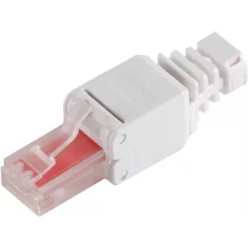 Savienotājs ShiverPeaks 75011 Cat 6 bezinstrumentu RJ45, ekranēts, 8P8C