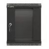 Sienas skapis Lanberg WF11-3306-10B 6U Melns 30 kg