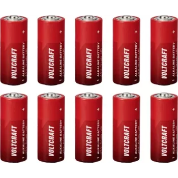 Voltcraft VC-16108100 Lady N - Alkali-Mangāna baterija 880 mAh 1.5 V 10 gab. (VC-16108100)