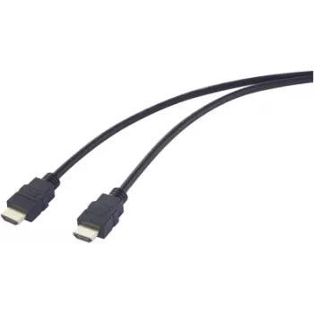 SpeaKa Professional HDMI savienojuma kabelis HDMI-A spraudnis-spraudnis 5.00 m Melns SP-12816088 4K UHD
