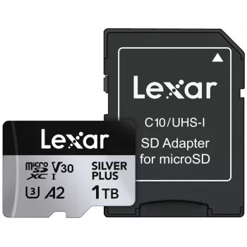 Lexar 1TB UHS-I MicroSDXC SILVER PLUS atmiņas karte