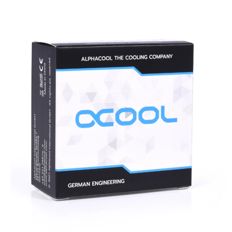 Alphacool 17590 45° adapteris G1/4 ārējā – G1/4 iekšējā vītne, melns