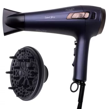 Fēns ar ievelkamu vadu - 2400W + Adler difuzors