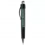 Faber-Castell 14079 Iznākamā lodīšu pildspalva ar klipsi, melna/zaļa/zila, 2 gab.