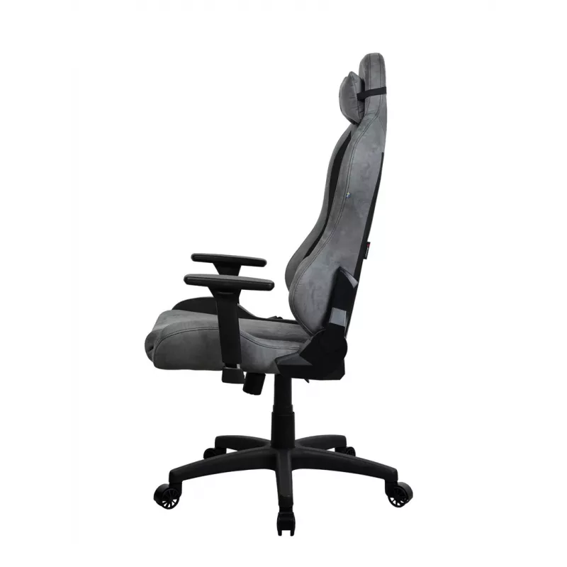 Spēļu krēsls Arozzi Torretta SuperSoft Anthracite — ergonomisks, regulējami roku balsti, atpakaļ nolaižama atzveltne