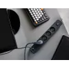 Tracer Power Line+ TRALIS47026 pagarinātājs, 4 ligzdas, USB-A + USB-C PD 18 W, 1,5 m, grafīta krāsā