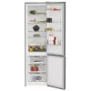 Ledusskapis INDESIT INKS 1401 S4E1, E klase, brīvstāvošs, kombinētais, 202.5 cm, sudrabs