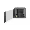 DIGITUS Professional Unique DN-19 09U-6/6-SW - Tīkla skapis - 9U, 19 inch, melns RAL 9005