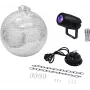 EUROLITE 20000562 LED disko bumbas komplekts — 30 cm spoguļbumba ar motoru un iebūvētu LED apgaismojumu