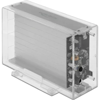 HDD/SSD korpuss DeLOCK 42624 Caurspīdīgs 2.5/3.5 collas