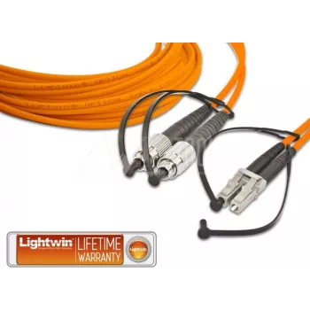 Lightwin Duplekss LWL Patch Kabelis, MM OM2, FC - LC (LDP-50 FC-LC 10.0)
