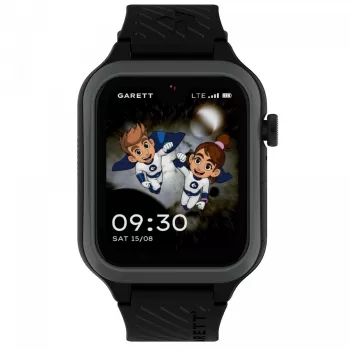 Garett Kids Essa 2 4G Black — bērnu viedpulkstenis ar 4G