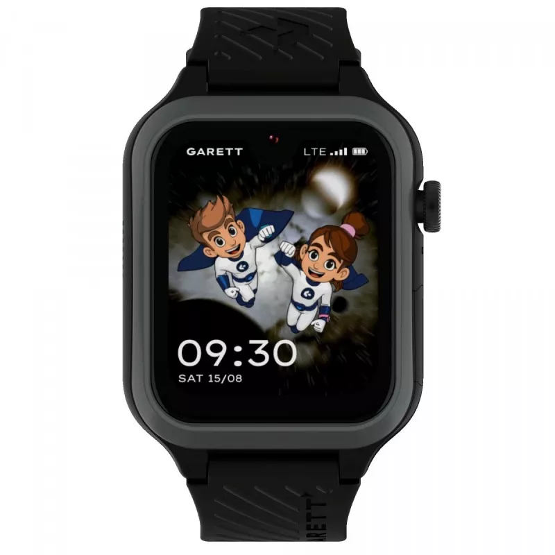 Garett Kids Essa 2 4G Black — bērnu viedpulkstenis ar 4G