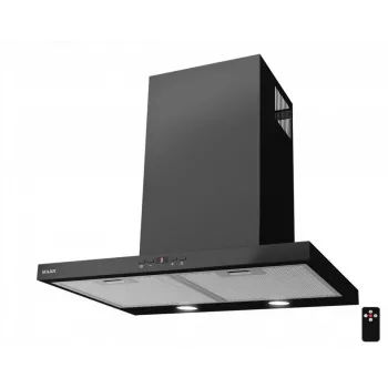 Sienas nosūcējs MAAN Siena Soft 60, 600 mm, maks. izvade 305 m³/h, oglekļa filtrs, melns