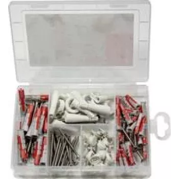 fischer 577062 easyDIY EasyHook Sienas dībeļu komplekts 113 gab. (577062)