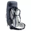Deuter Aircontact Lite 45+10 SL Sieviešu pārgājienu mugursoma Melna