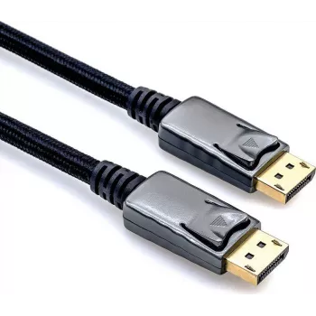 Roline DisplayPort kabelis 3 m, savienotājs DisplayPort (vīriešu) – DisplayPort (vīriešu), 4K atbalsts, melns
