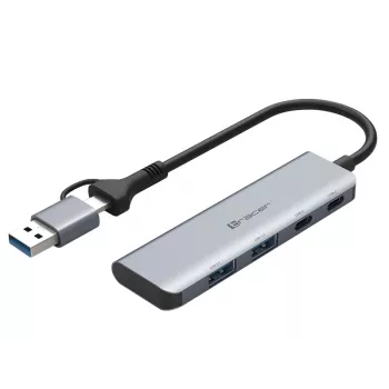 TRACER ADAPTER A-5 USB Type-C uz USB-A 2x USB-A + 2x USB-C