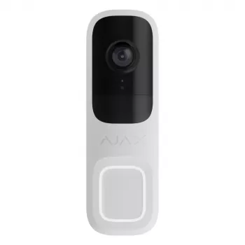 Ajax Doorbell White Wireless 4 MP Nakts redzamība Ar bateriju