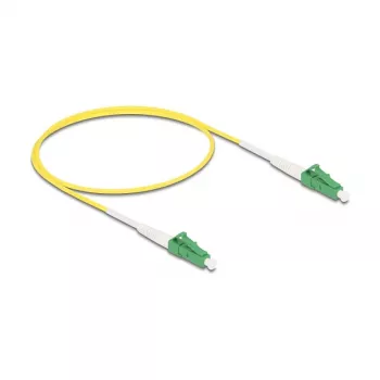DeLOCK optiskās šķiedras kabelis 0.5 m LC/APC LC/APC dzeltens 83219