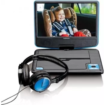 Lenco DVP-910 - Pārnēsājams DVD atskaņotājs - 9 collu displejs - Zils (DVP910BLAU)