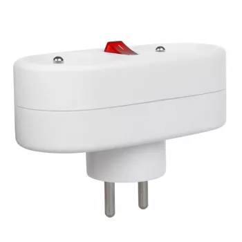 Maclean MCE337 E Strāvas sadalītājs ar 2 kontaktligzdām un automātisko slēdzi, E tips, 2x16A
