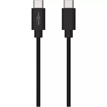 Ansmann 1700-0122 USB kabelis melns