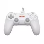 Vadu spēļu kontrolieris GameSir T3 Lite WT Balts — ergonomisks vadu kontrolieris PC