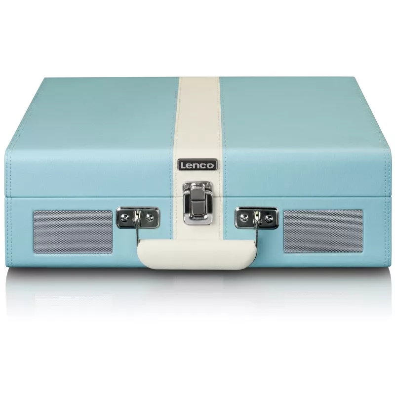 Belt-drauga audio atskaņotājs Lenco TT-110 Blue White Semi Automatic