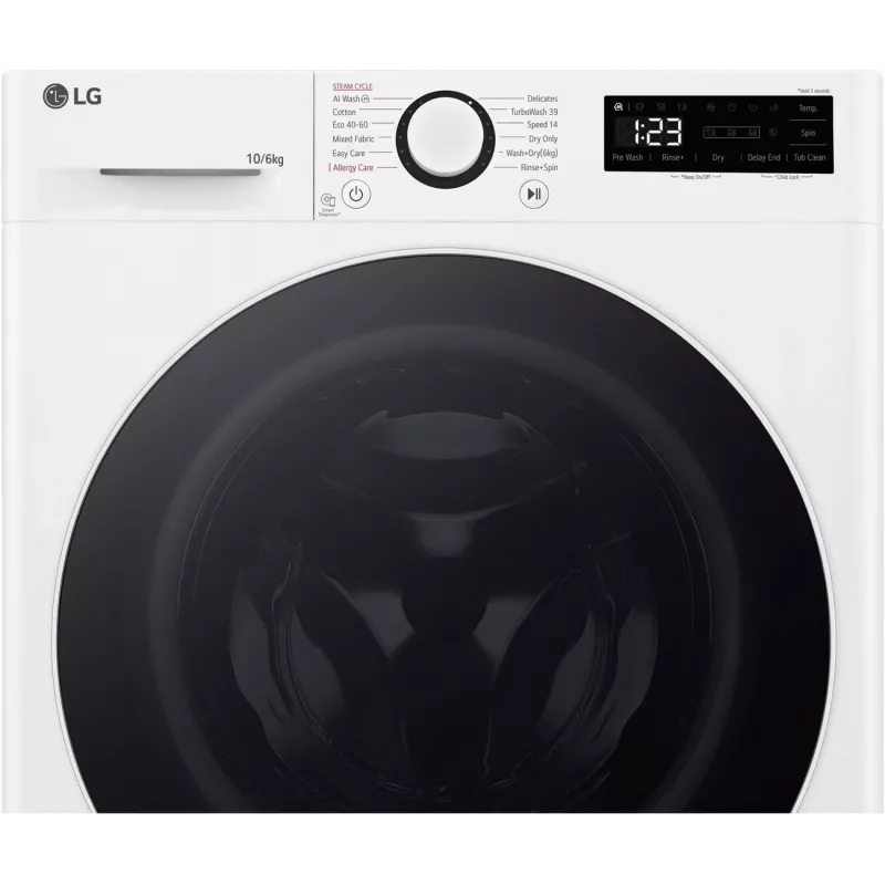 LG F4DR510S0W Veļas žāvētājs 10 kg 1400 Apgr./min Balts