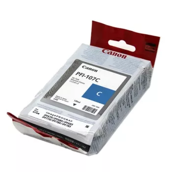 Canon PFI-107C oriģinālā tintes kasetne 1 gab. Ciāna