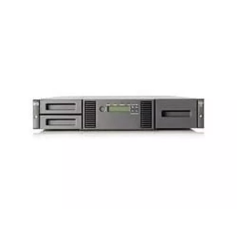 Hewlett Packard Enterprise HPE StorageWorks MSL2024 - Lentu bibliotēka - LTO Ultrium - maksimālais diskdziņu skaits: 2 - Rack - stiprināms statīvā - 2U - svītrkodu lasītājs - ProLiant DL120