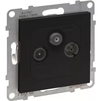 Legrand SEANO 765468 TV-R-SAT caurlaides ligzda HD TV, antracīta