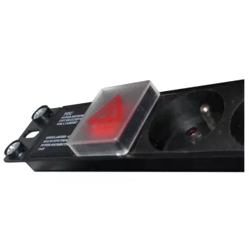 Alantec PZ081U3M pagarinātājs 3 m 8 kontaktligzdas Melns