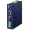 Planet industriālais RS-232/422/485 uz IP pārveidotājs - 1x COM - 1x 100Base-FX SFP - 9-48VDC - -40..+75°C