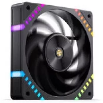 Dzesēšanas ventilators Jonsbo HF2-120 PWM ARGB 120mm, melns