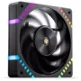 Dzesēšanas ventilators Jonsbo HF2-120 PWM ARGB 120mm, melns