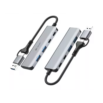 TRACER ADAPTER A-5 USB Type-C uz USB-A 2x USB-A + 2x USB-C