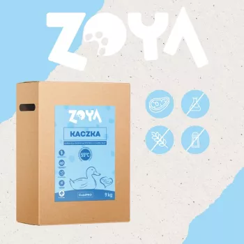 Sausā suņu barība ZOYA ColdPRO Pīle 9 kg — pieaugušiem suņiem, vienas olbaltumvielas avots, 26% proteīns, 10% tauki