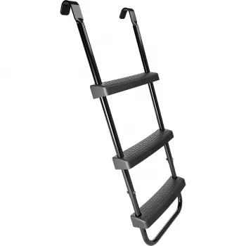 HUDORA universālās kāpnes batutam 70–100 cm, melnas, regulējami drošības pakāpieni
