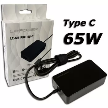 LC-Power LC-NB-PRO-65-C 65W universāls USB-C tīkla adapteris klēpjdatoriem