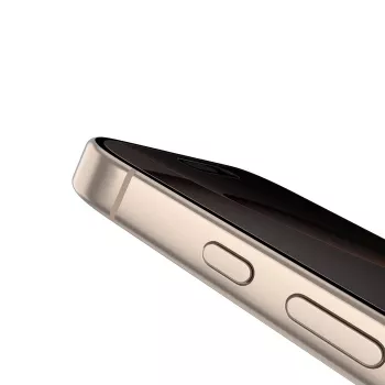 Belkin OVA169HQ privātuma ekrāna aizsargs iPhone 16 Pro antibakteriāls triecienizturīgs