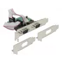 DeLOCK 89641 PCIe interfeisa karte ar 2 RS-232 portiem