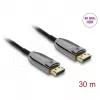 DELOCK aktīvs optiskais DisplayPort 2.1 kabelis 8K 60Hz 40Gbps 30 m