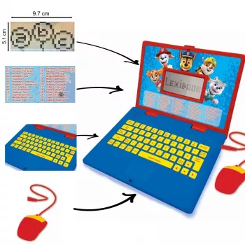 Paw Patrol Trilingual Educational Laptop UA/ENG/PL 186 Aktivitātes