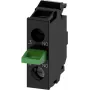 Siemens 3SU14002AA101BA0 - Skrūvspailes - Melna - IP40 IP20 EAC UL cUL - AC - DC - 5 - 500 V - 50/60 Hz